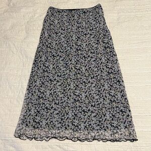 AE Mini Mesh High-Waisted Midi Skirt